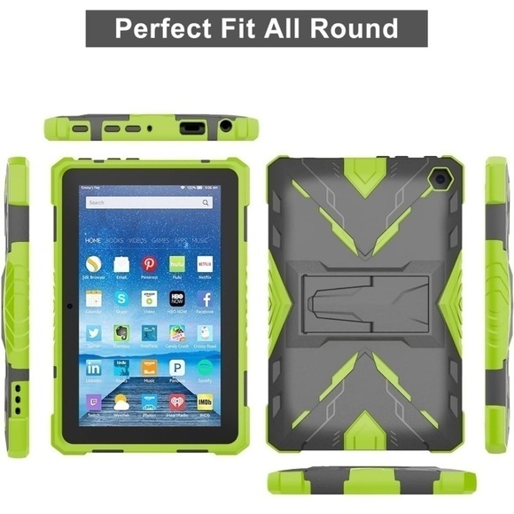 KINDLE Fire 7 Case 2022 12th
Generation Kickstand Heavy Duty Armor Defender NWT - Picture 4 of 11